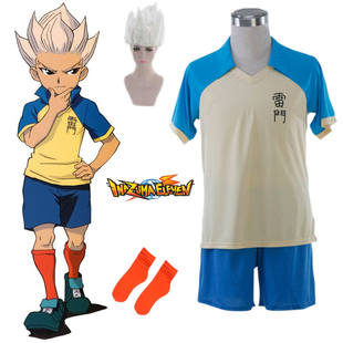 闪电十一人豪炎寺修也雷门中学足球服动漫Cosplay男装 / 假发另购