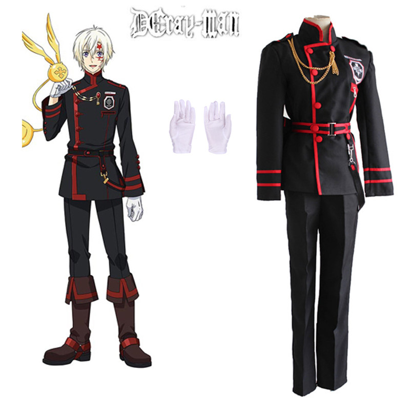 驱魔少年亚连沃克黑色教团服三代动漫cosplay男装现货