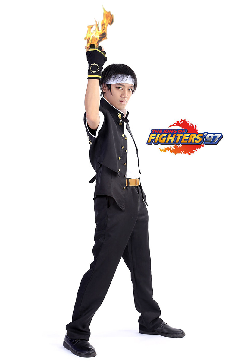拳皇(格斗之王)97草薙京草剃京服游戏cosplay男装现货/假发另购
