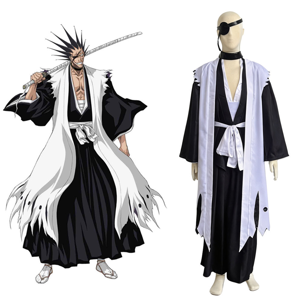 动漫死神更木剑八Cosplay男装图片