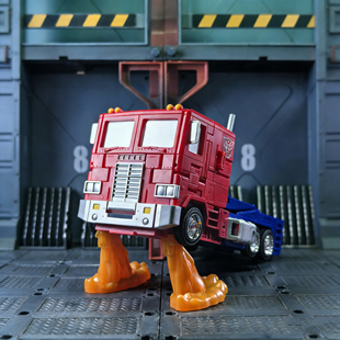 MD005擎天平头柱变形玩具升级版带车厢KO ss86漫画G1模型金刚手办