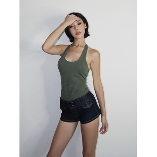 【5折】 夏季多口袋辣妹牛仔短裤女低腰弹力显瘦时髦休闲裤子