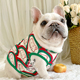 法斗衣服春秋款 短体斗牛犬胖狗巴哥犬狗狗背心棉可爱小熊加厚