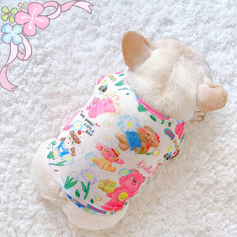 法斗衣服夏季薄款狗狗卫衣巴哥犬胖狗短袖宠物网眼防晒透气