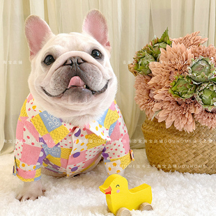 法斗衣服秋季新品夹克衫胖狗衣服巴哥犬斗牛犬小型犬狗狗春天衣服