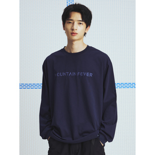 纯色长袖 MOUNTAINFEVER LOGO撞色印花 SORONA面料 TEE AW25