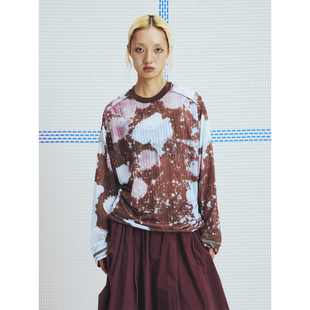 素满印 自然元 轻量速干TEE AW25弹力梯格网反光条 MOUNTAINFEVER