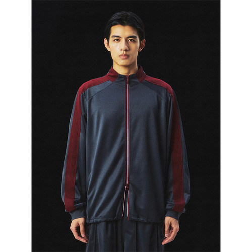 高山热春夏撞色立领运动夹克外套