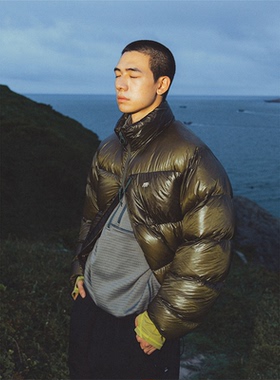 MOUNTAINFEVER AW24 轧光防钻防泼水 收纳风帽轻量变包立领羽绒服