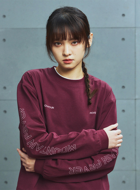 MOUNTAINFEVER AW24 SORONA 公式构建MF轮廓 手臂LOGO印花长袖TEE