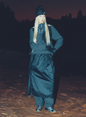 MOUNTAINFEVER AW25 保暖透气蜂巢格 户外徒步 拼布连帽软壳夹克