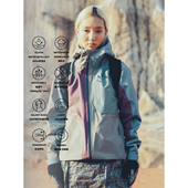强防水高透气 MOUNTAINFEVER AW25 不对称拼色轻量硬壳压胶冲锋衣