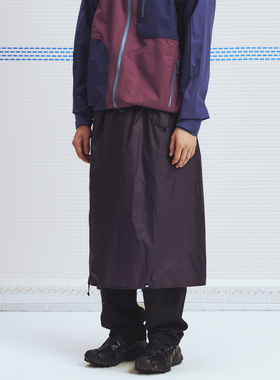 MOUNTAINFEVER UL 20D涂硅尼龙格收纳变包轻量防水半身雨裙/地垫