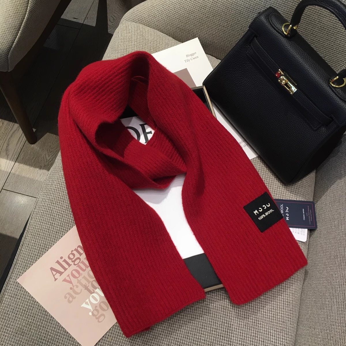 LULU山羊绒围巾秋冬季百搭保暖女