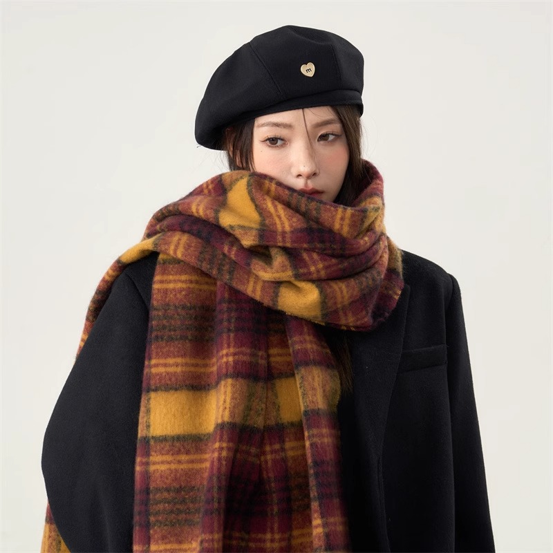 LULU山羊绒围巾女冬季围脖高级感