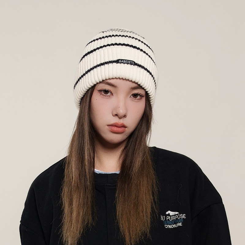 CoorKeva针织帽女秋冬毛线帽女