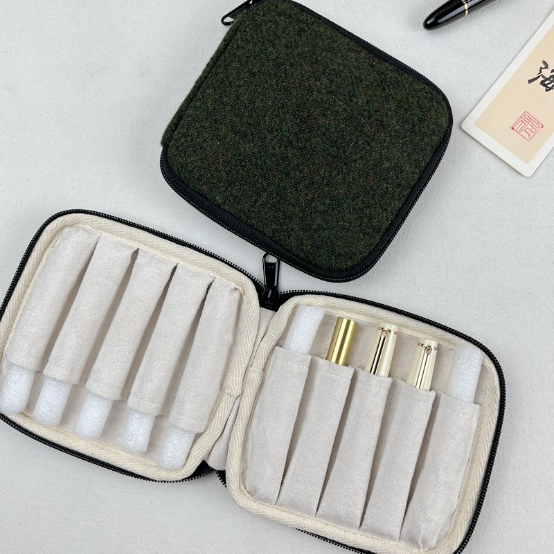 布邑适用Sailor写乐 mini万宝龙短款钢笔保护套笔袋十支装拉链包,文具电教/文化用品/商务用品,笔袋,淘宝优惠券,粉丝福利购,淘宝优惠卷