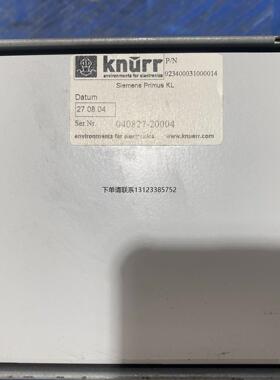 询价KNURR可程式设计控制器27.08.04 040827-20004数字模块控制模