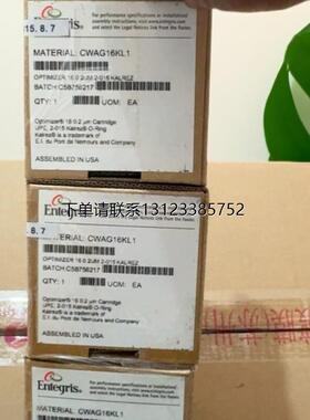 询价Entegris英特格囊式过滤器 型号：CWAG16KL1