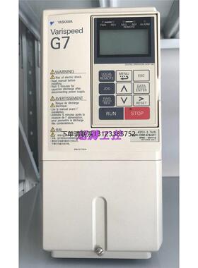 询价98新原装安川变频器G7 CIMR-G7B43P7 CIMR-G7A43P7 G7 3.7KW