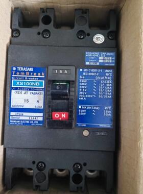 询价原装TERASAKI寺崎老款断路器XS100NB 15 20 30 40 50 60 75 1