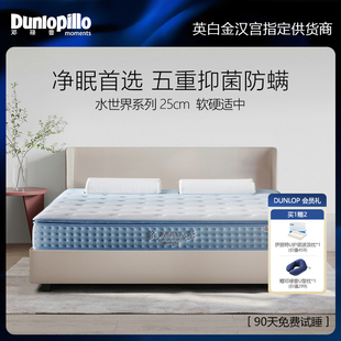 DUNLOPILLO邓禄普水世界乳胶床垫软硬适中独立袋装 席梦思床垫主卧