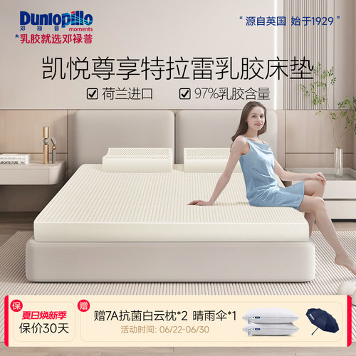 邓禄普荷兰进口特拉雷乳胶床垫
