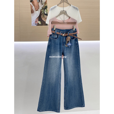 春夏显瘦百搭柔软牛仔裤