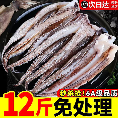 新鲜冷冻鱿鱼须章鱼腿铁板商用