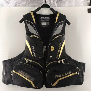 钓鱼服 可拆卸多口袋大浮力路亚海钓矶钓救生衣