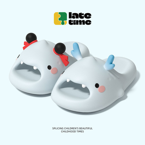 latetime哪吒儿童拖鞋男宝宝凉拖