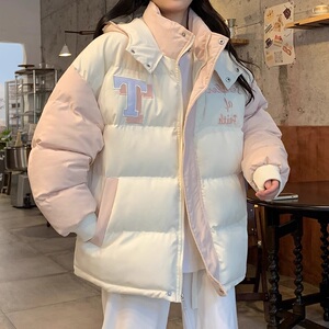 超好看羽绒服女ins学生大码棉服2024年新款冬季小个子面包服外套
