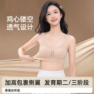 初高中学生特调隐形肤色镂空透气文胸发育期二三阶段少女无痕内衣