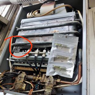 燃气热水器铜管焊接胶水漏水补漏胶耐高温220度水箱燃烧室修补胶