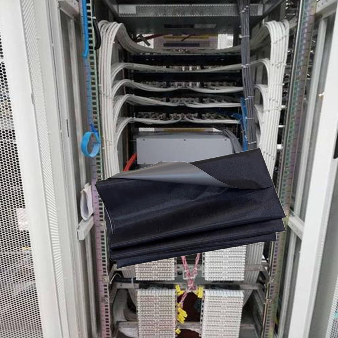 网络交换机专用防辐射布铅布铅皮路由器光猫服务器机箱防电离子布