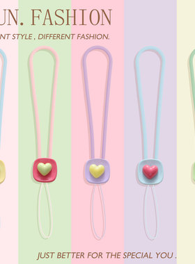 手机短挂绳硅胶女挂手腕钥匙扣防丢多巴胺ccd耳机u盘相机链饰吊坠