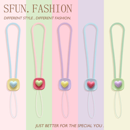 手机短挂绳硅胶挂钥匙手腕手提绳