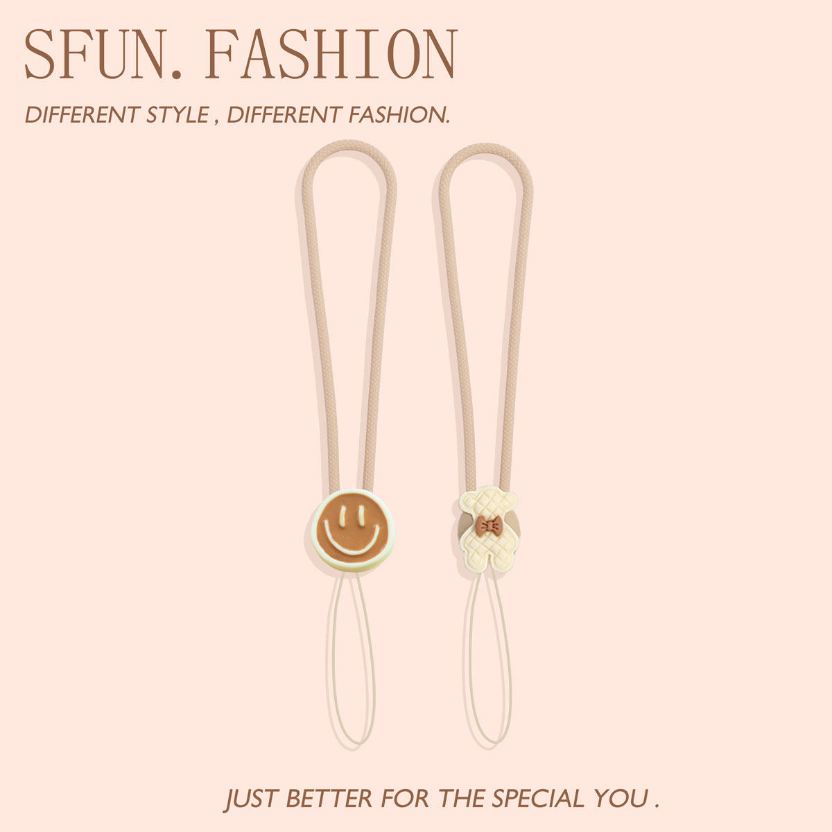 钥匙扣手机挂绳硅胶u盘耳机防丢