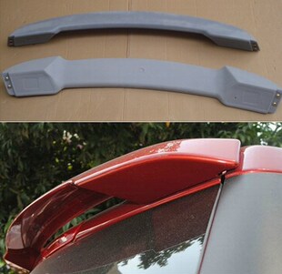 适用路虎神行者2汽车改装件顶翼外观装饰件打孔运动款尾翼定风翼