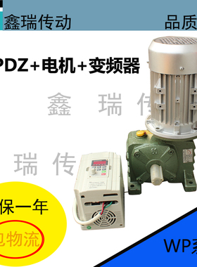 WP系列蜗轮蜗杆减速机WPDZ立式铜涡轮小型减速机可配变频器电机40