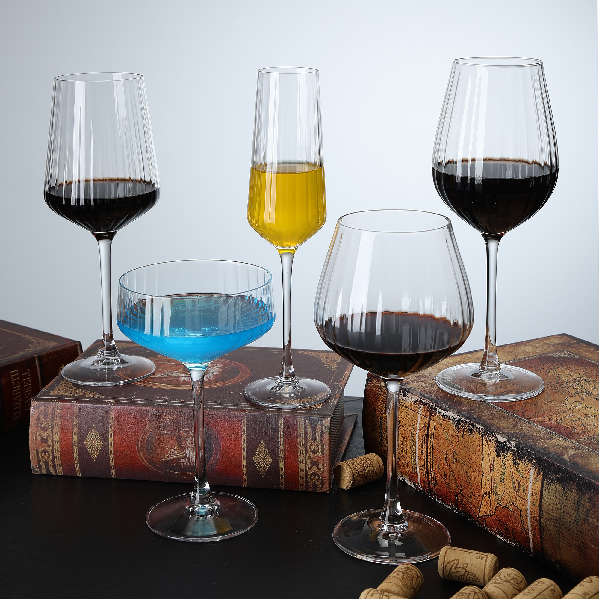 水晶红酒杯套装轻奢高档大号