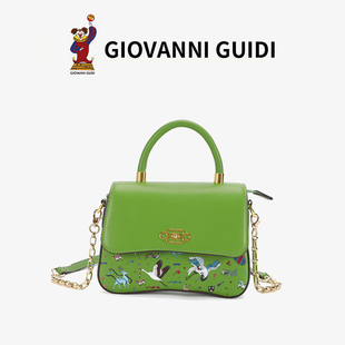 小库迪Giovanni 通勤包单肩手提斜跨盛世唐朝女包 Guidi时尚