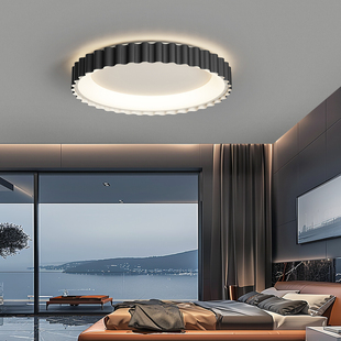 现代简约创意个性 卧室灯吸顶灯全光谱护眼轻奢高级感主卧房间灯具