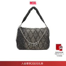 [礼物][明星同款]DIESEL男女同款CHARM D流浪包X09782P6330