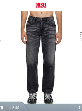 [折扣]DIESEL男士D-FINITIVE中腰合身直筒牛仔裤A1023009J65