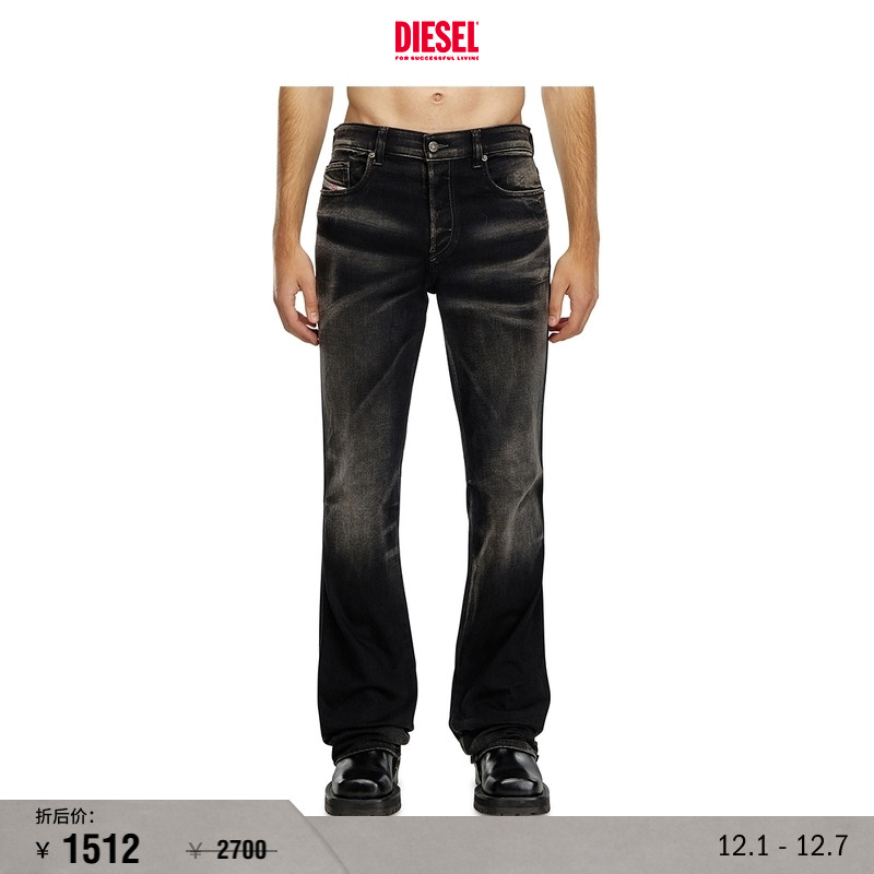 DIESEL男士微喇牛仔裤