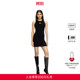 DIESEL女士25秋冬OVAL D黑色深绿色短款 连衣裙A174490DLAX