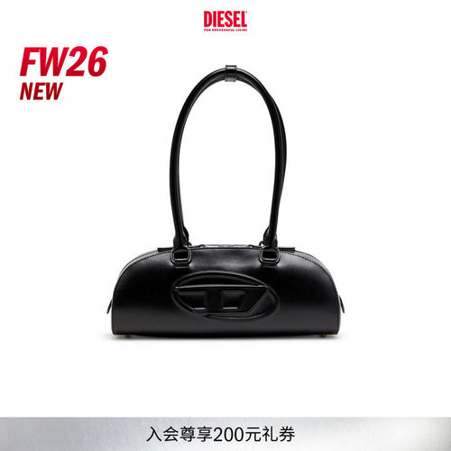 [新款]DIESEL女士26早秋1DR DOME叮当包3.0法棍包X10641P8279