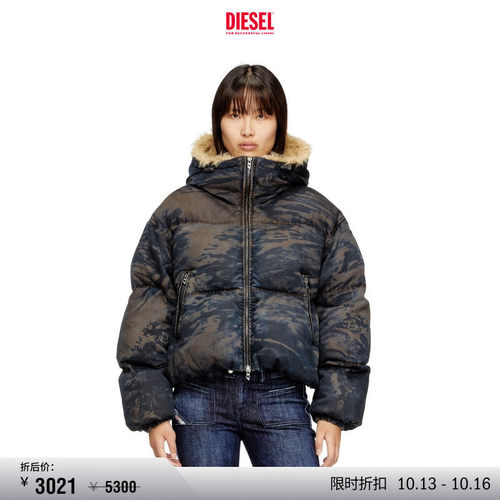 DIESEL女士25早秋棉服外套