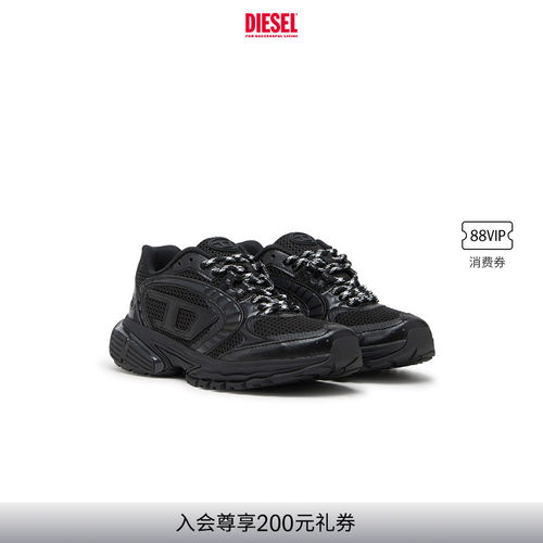 DIESEL男士系带网面运动鞋休闲鞋Y03593P8136